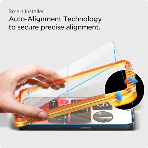 Image of Spigen Alignmaster Tempered Glass Full Screen Protector Guard for Nothing Phone (2a) / (2a) Plus - 2 Pack