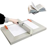 Manuelle Papierfaltenmaschine – robustes Ritzwerkzeug mit einstellbarer Tiefe und Breite, Positionierungslineal und rutschfester Basis zum Falten und Ritzen