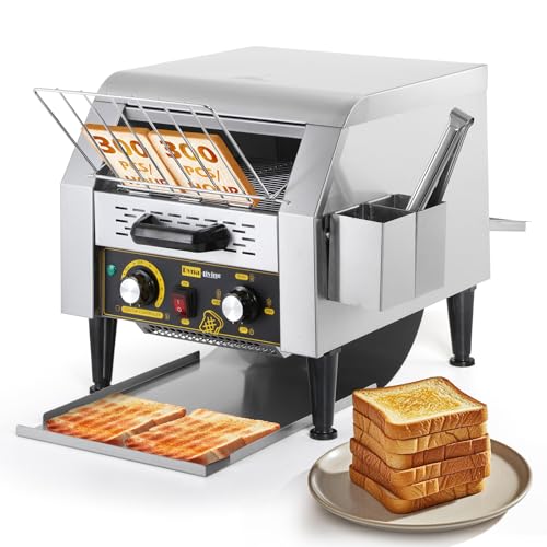 Dyna-Living Commercial Toaster 300 Slices, 110V 2200W