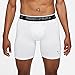 Nike PRO, Pantaloncini Uomo, Bianco/Nero/Nero, S