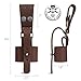 Valhalla Gear, Rustic Axe Holder with Belt Loop, Waist Holder for Axes, Hip Holster for Tools, Thick Full Grain Leather, Handmade (Bourbon Brown)