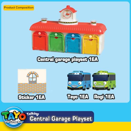 Tayo Little Bus Depot Center Playset