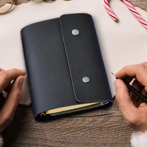 Carnet de voyage en cuir bloc-notes compact A7 journal quotidien de travail