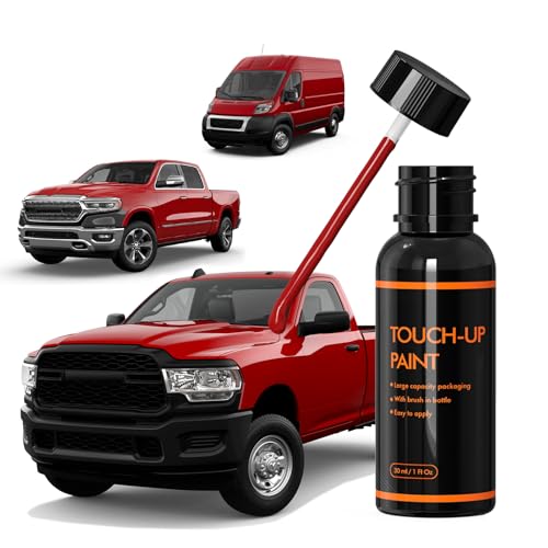 XTryfun PR4 Flame Red Touch Up Paint for Dodge, DIY Car Paint Scratch Repair Kit, Automotive Paints, Quick & Easy Fix Scratch Repair for RAM Promaster/1500/2500/3500/4500/5500