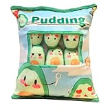Regalo creativo: nuestra almohada de peluche es el mejor regalo para niños, amantes, padres y amigos. El juguete de peluche desmontable y las 8 muñecas en él serán una sorpresa. También se puede utilizar como respaldo de sofá o almohada. Esta bonita almohada de felpa puede proporcionarte la mejor experiencia de descanso para la cabeza y la espalda.