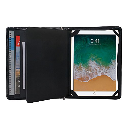 Icarryalls Executive Organizer Portfolio For 12.9 Inch Ipad Pro And A4 Notepad,Black #TOP4