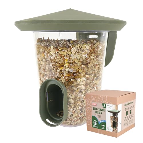 Rosewood Recycled Wild Bird Seed Saver Feeder