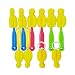 Cindy&Will 10Pcs BPA Free Nipple/Baby Milk Bottle Pacifier Sponge Cleaning Brushes Cleaner Set for All Wide and Standard Nipples, Assorted Color