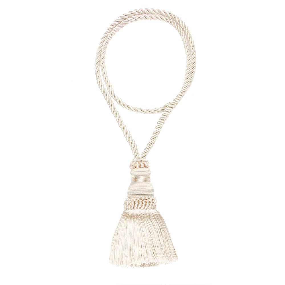 Podkładki pod zasłony 1 szt. Uchwyt na frędzle do zasłon, sznurek bandażu, dekoracyjny element wystroju domu, akcesoria zawieszania(Beige)