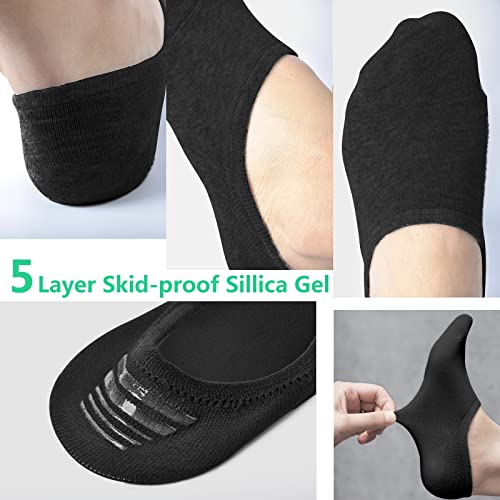 Dibaolong Womens No Show Socks Non Slip Flat Boat Line Low Cut Socks 6 Pairs #TOP3
