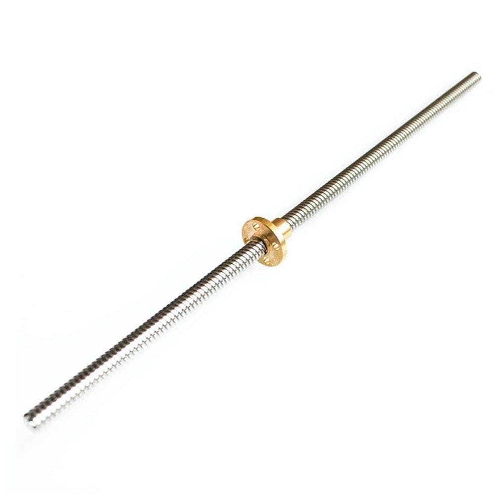 INVENTO 1Pcs 1000mm (1mtr) Trapezoidal lead screw T8 8mm pitch 2mm lead 8 TR8 + brass nut for 3D Printer CNC Robotics (B07XZ4RWXY) Amazon Price History, Amazon Price Tracker