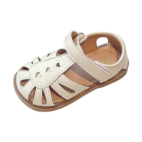 IWIHMIV Girls Closed Toe Sandals Summer Slip On Dress Shoes Girl Soft Bottom Non Slip Hollowed Out Party School Shoes3