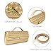 Joryin Woven Purse for Women Evening Clutch Woven Leather Handbags Crossbody Bag Purse Formal Evening Bag, Champagne Gold