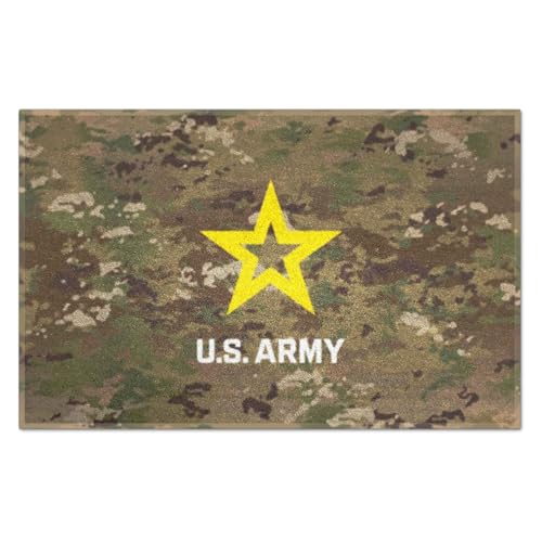 Alfombra de nailon para principiantes color negro estilo militar Fanmats Army para suelo