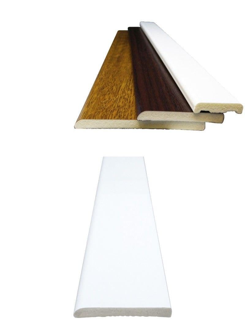 Upvc Plastic Trim Architrave 5 Metre White 70mm