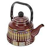 Bouilloire épaisse – large ouverture et surface lisse, facile à nettoyer, eau de qualité, théière en émail