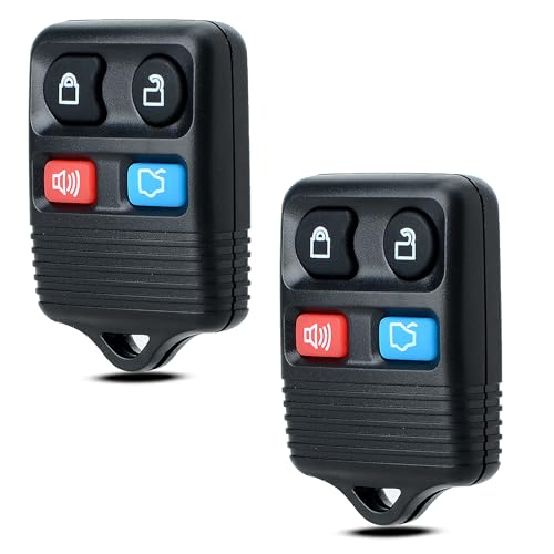 SUPALAND Key Fob Keyless Entry Fits for Ford Mustang Focus Explorer Sport Expedition Taurus Escape Edge Thunderbird Lincoln Town Car Mercury 1999-2014 Remote Control Replacement CWTWB1U311 8S4Z15K601A