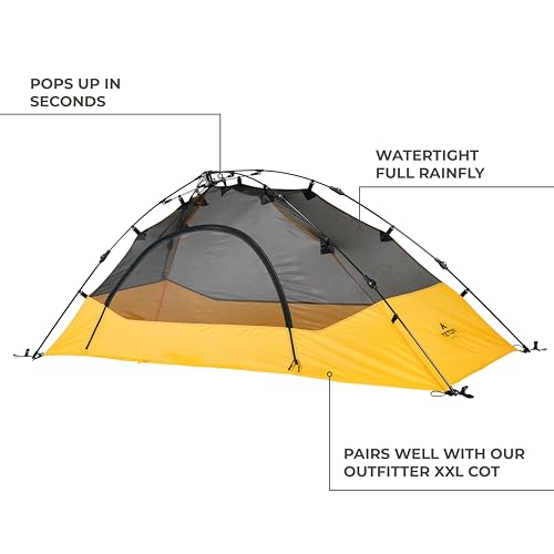 Teton Vista Quick Setup Dome Tent; Ideal for Camping and Backpacking; Effortless Instant Assembly; Includes Clip-On Rainfly - Image 2