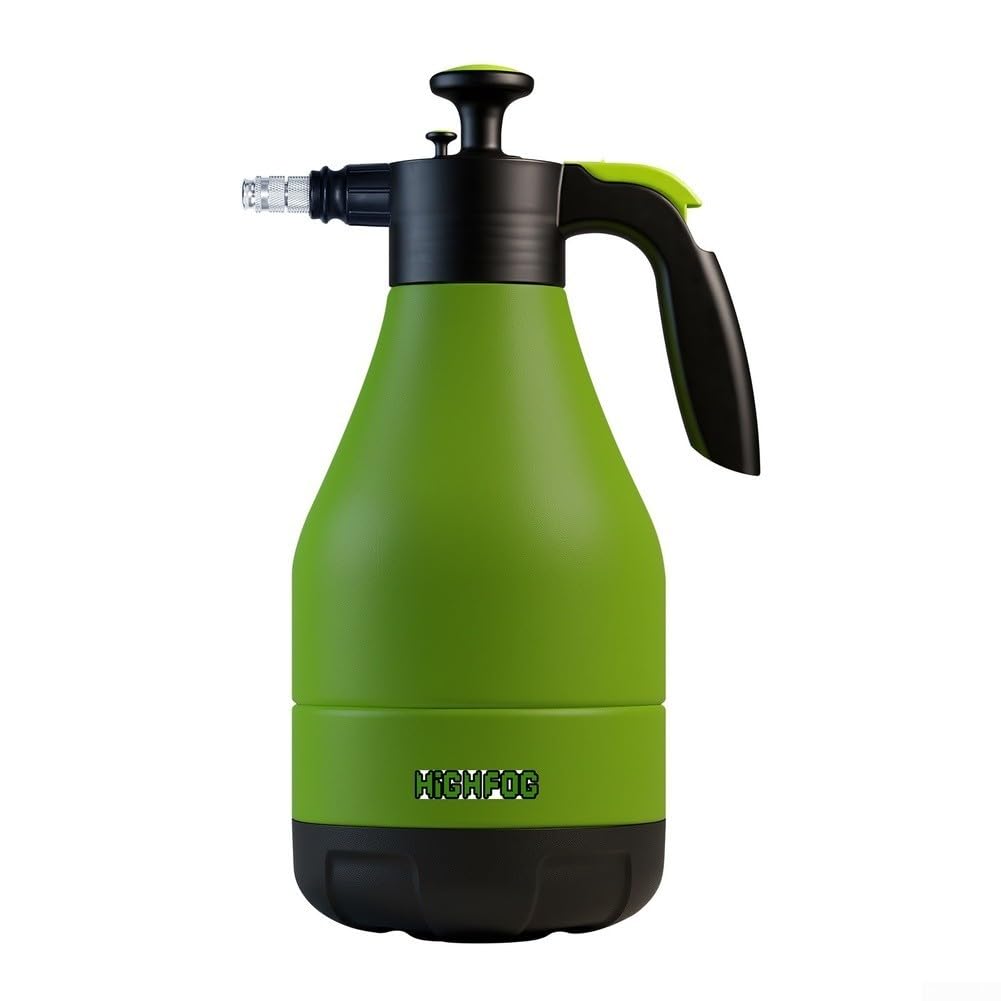 Vaporisateur de jardin à pression de 4 L avec modes de brume et de jet réglables pour arrosage des plantes, nettoyage de voiture, terrasse et extérieur, vert (4 l)