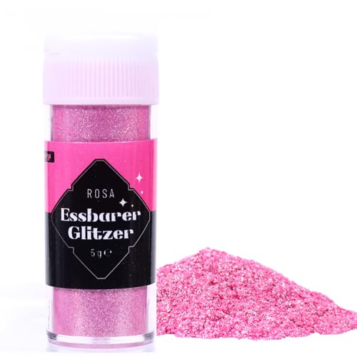 Paillettes Comestibles, 5g Rose Colorant Alimentaire Poudre Alimentaires pour Un Cocktail, Paillettes À Boire pour Liqueur, Vin, Champagne D'halloween