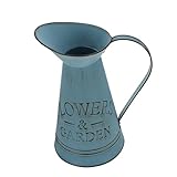 Élégance antique pour votre intérieur : Ce pot de fleurs en fer au design rétro apporte une touche artistique à vos arrangements floraux, sublimant les fleurs séchées avec chic et raffinée pour décoration intérieure soignée