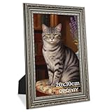 Possibilités d'installation polyvalentes : le cadre photo rétro antique peut être accroché au mur verticalement ou horizontalement. Le cadre léger n'endommage pas votre mur et peut être placé sur une table en mode portrait ou paysage.