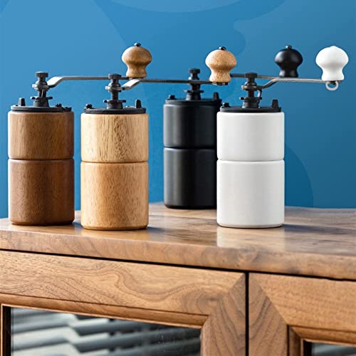 SXLCKJ Manuelle Kaffeemühle für den Außenbereich, verstellbares ganzes Holz, rutschfeste manuelle Kaffeemühle… – Bild 3