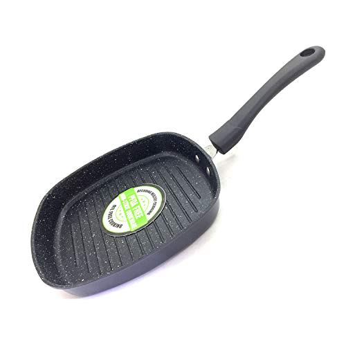 Antihaftbeschichtete Grillpfanne, quadratisch, Aluminium, Antihaft-Kochgeschirr, Gasherd, nur kompatibel Cover