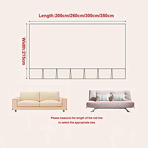 Housse serviette pour canapé en coton et lin | Protégez et décorez votre canapé 215x300cm - 2