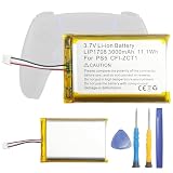 Aousavo Batteria di ricambio LIP1708 3000 mAh compatibile con PlayStation 5 Dualsense PS5 Wireless Controller CFI-ZCT1 W B U batteria