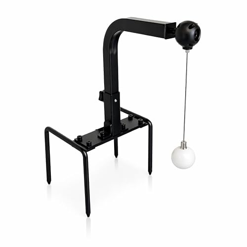 Golf Swing Trainer, Golf Training Aid with Ground Stake Outdoor