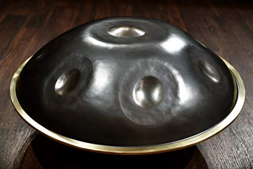 RAV Pan (Hand Pan/Hand Drum) en D Celtic minor con estuche duro (Steel Drum/Hand Pan/Tank Drum)
