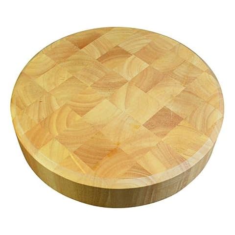 Acense Wooden Round End Grain Chopping Board Cover