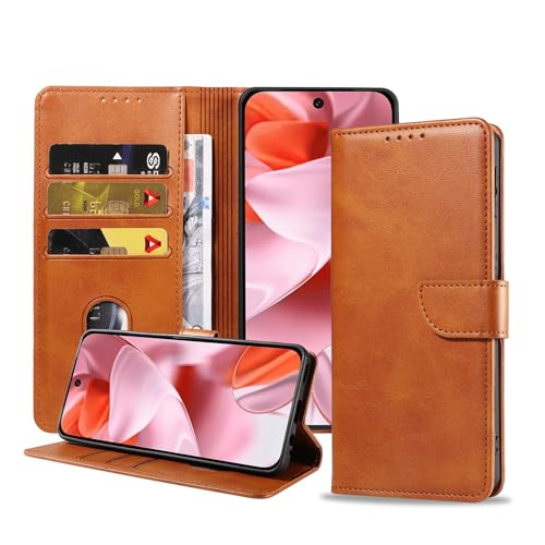 �ɓK�p���� Google Pixel 9/Pixel9 pro �P�[�X �蒠�^�P�[�X �X�}�z �J�o�[ �蒠�^ PU���U�[ �J�[�h���[ ���z�^ �ϏՌ� �}�O�l�b�g �X�^���h�@�\�t�� (���C�g�u���E��)