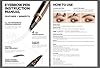 2 Pack 4-Tip Microblading Eyebrow Pen with 2 Brow Brushes, Waterproof Vegan Formula Eyebrow Pencils for Women to Effortlessly Create Natural Hair-Like Strokes, All-Day Wear (Medium Brown) #1