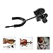 Toddmomy Violin Wall Hook with Bow Holder Clamp Violin Music Stand Extension Rack for Easy Access to Sheet Music Secure Storage for Musicians of All Levels