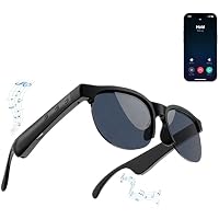 PohuStues Hands-Free Calls, Music Playback, and Voice Assistant Smart Glasses