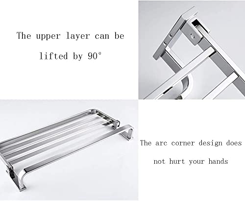 Rack de serviette en arc pour optimiser les angles de douche
