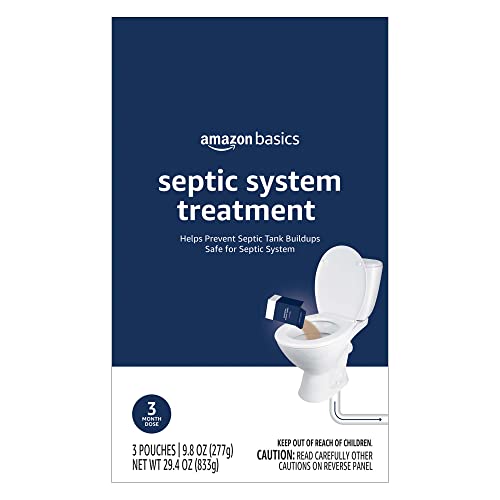 Amazon Basics Septic Treatment, 3 Month Supply Of Powder, 3 Count, 29.4 Oz (Pack Of 1) #TOP1
