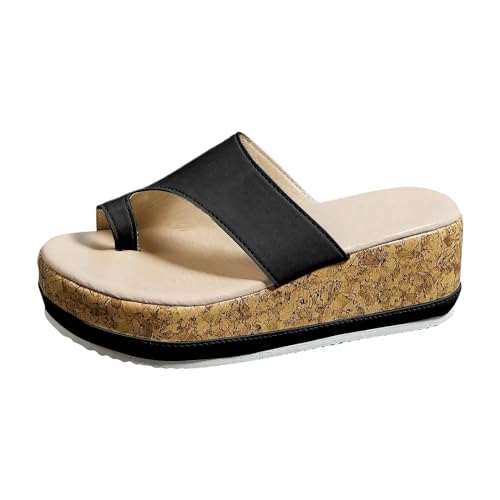 Sandales d'été plateforme femme anti-fatigue chaussures plage aérées