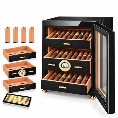 Woodronic Cigar Humidor Cabinet for...