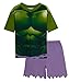 Produktbild MARVEL Kurzer Schlafanzug für Jungen, Hulk, Design: Avengers, kurzes Pyjama-Set, Grün / Violett, 110