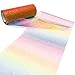 CaiiBtntgb Tüll Rolle Mit Farbverlauf Für Handwerk Dekorationen Tutu Hochzeiten Kostüme Röcke Partys Geschenk Schleife Babyparty 10 Yards x 15cm (Regenbogen) Tutu Rock günstig Kaufen-CaiiBtntgb Tüll Rolle Mit Farbverlauf Für Handwerk Dekorationen Tutu Hochzeiten Kostüme Röcke Partys Geschenk Schleife Babyparty 10 Yards x 15cm (Regenbogen)