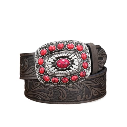Ceinture western en denim PU idéale pour vos tenues bohèmes