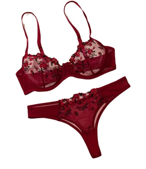 The Seventh Muse's Blush Spell Lace Lingerie Set-picture-14