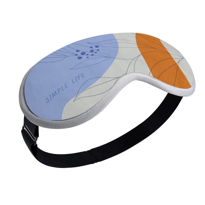 Heated Massage Eye Mask 3D Contoured Eye Massager for Dry Eyes with 3 Heat Settings USB Warm Eye