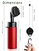 Oasser Golf Club Cleaner Golf Club Brush with Retractable Clip and Squeeze Water Bottle 10.5 Inches Holds 5 Oz of Water, Golf Accessories for Men Women, Essentials Golf Gifts for Men, Red