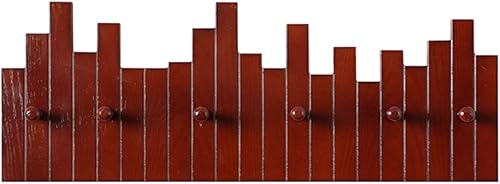 LIUZH - Ganchos decorativos nórdicos de madera, ganchos para llaves, ganchos de pared, percheros para el hogar