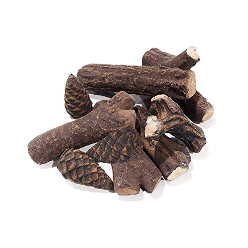 Gibson Living Set Of 9 Petite Ceramic Wood Gas Logs For Fireplaces And Fire Pits #TOP5