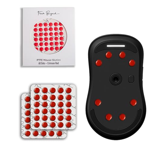 FlashBeyond 60 Dot Mouse Skates for Glass Mousepad | PTFE |